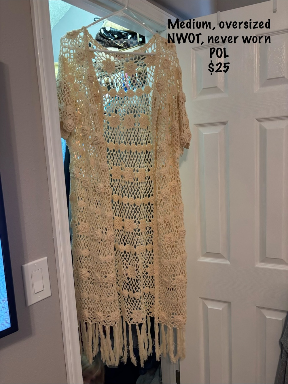 POL Crochet Kimono